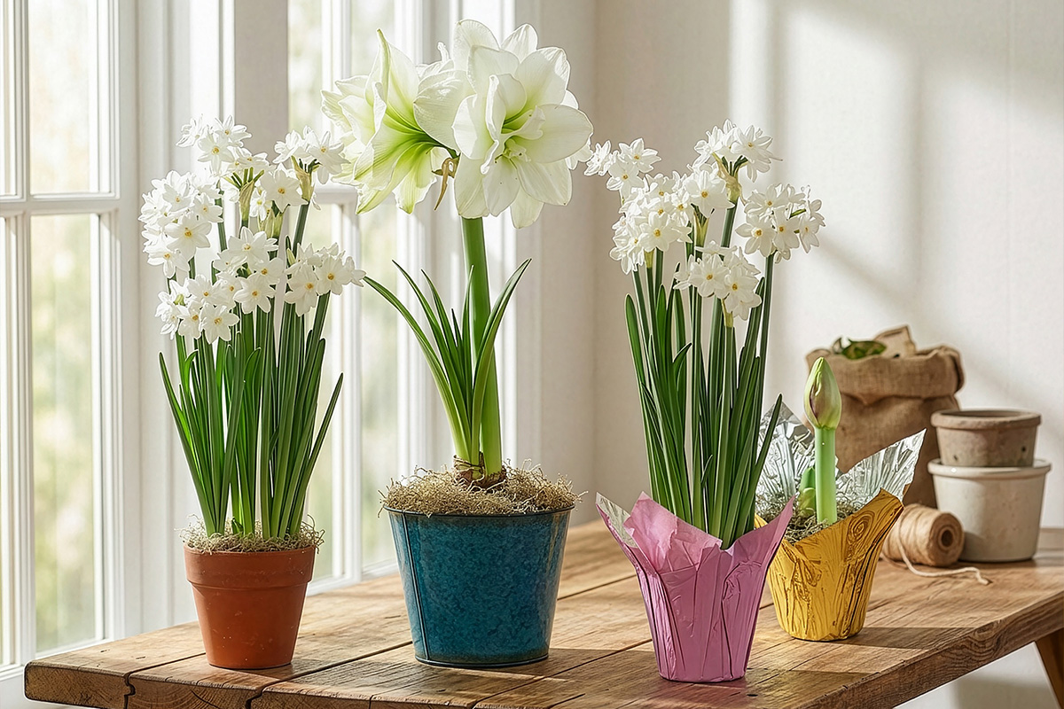 Wholesale pre-planted bulb gifts ready to bloom for fundraising programs