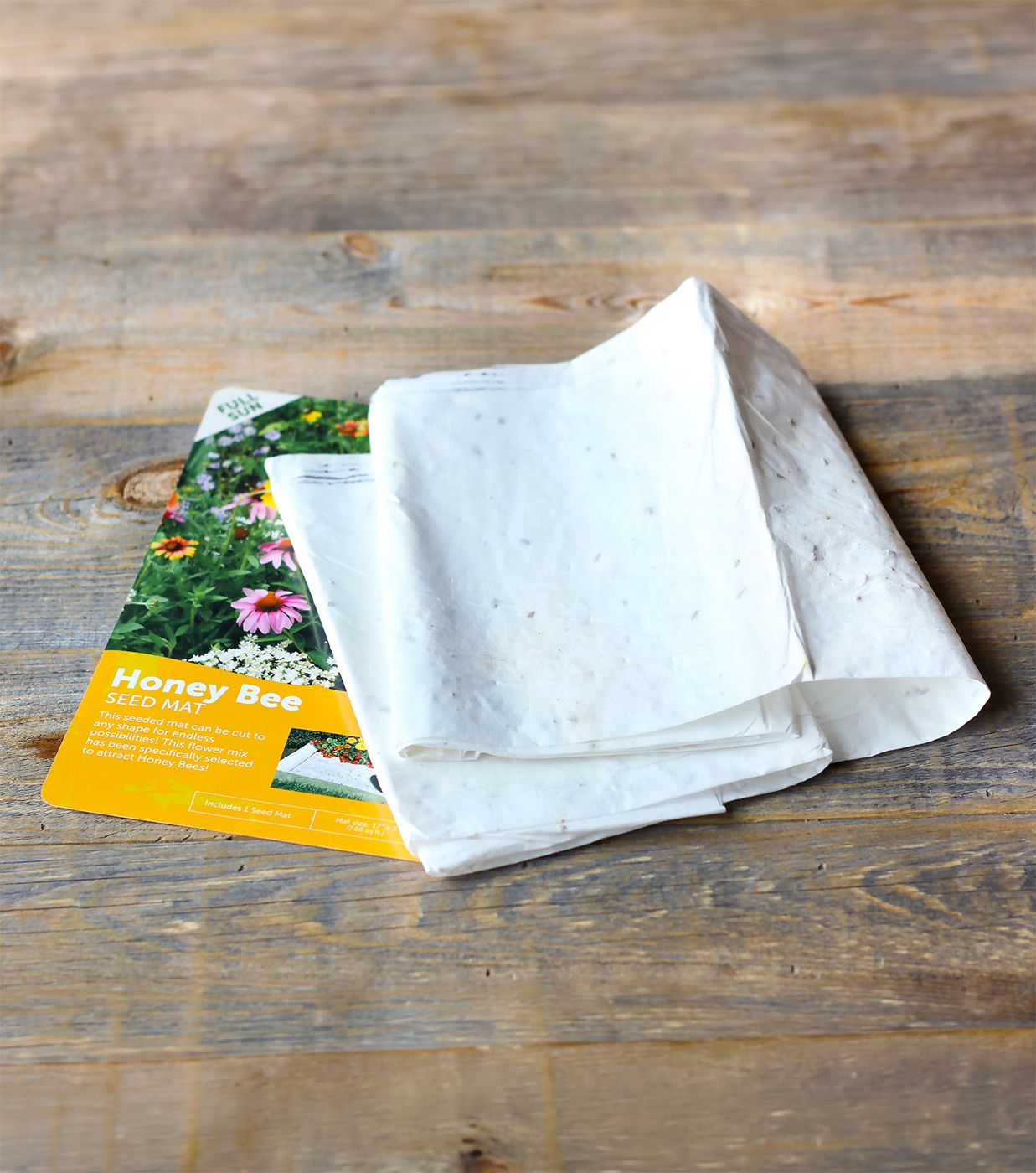 Seed mat with its package